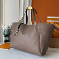 Elegant Embossed Monogram Tote Bag