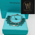 Silver-Tone Heart Charm Bracelet