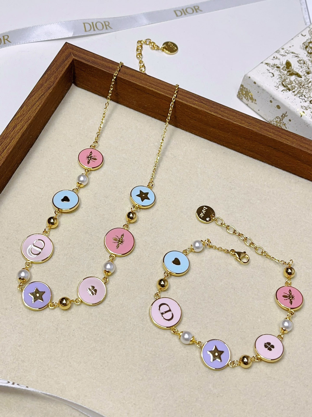 Elegant Multicolor Charm Jewelry 2 Set