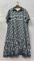 Christian-Inspired Printed Maxi Dress