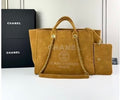 Suede Chain Tote