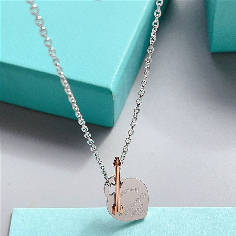Elegant Silver Arrow Pendant Necklace