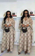 Luxury Monogram Wide-Leg Jumpsuit