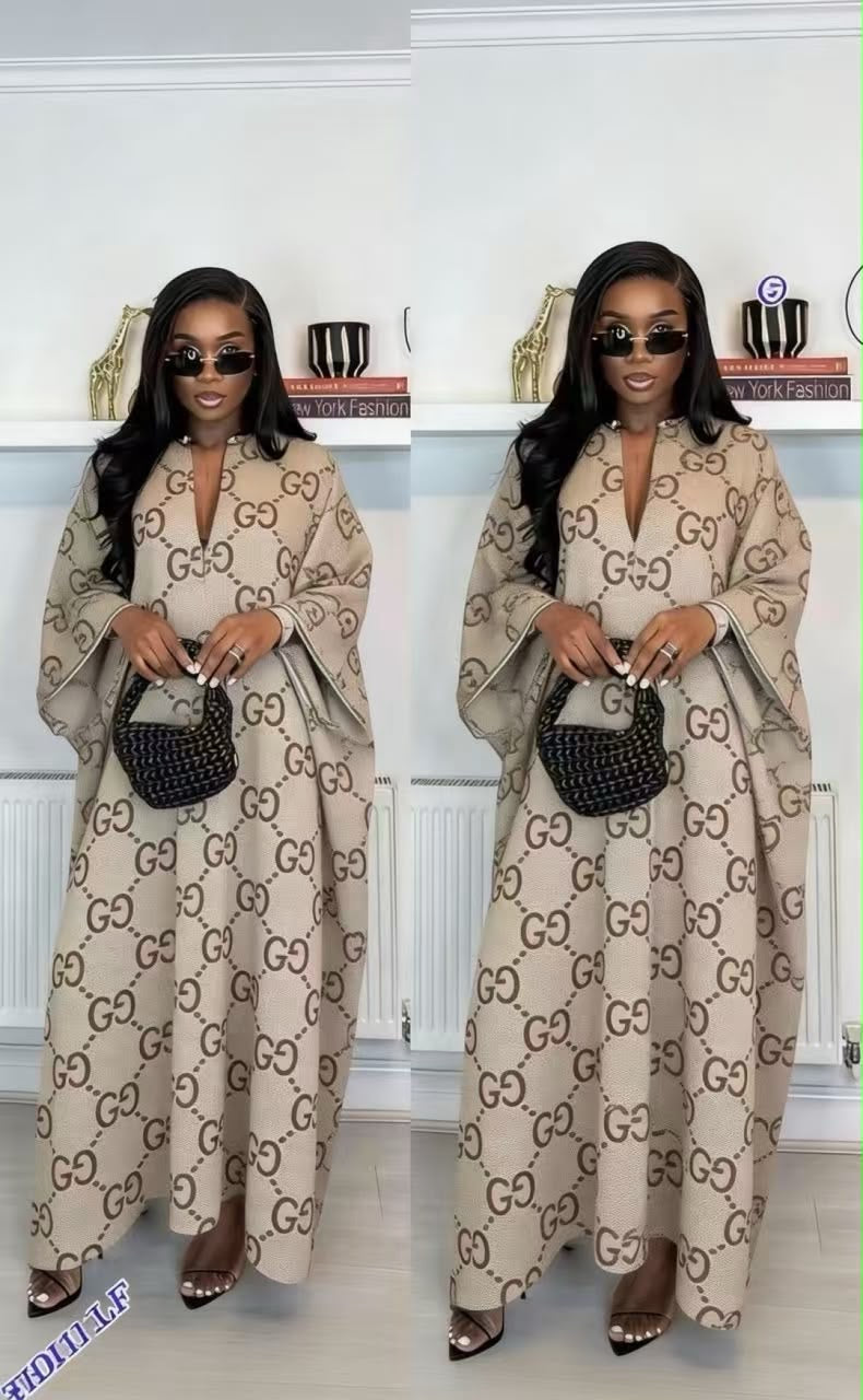 Luxury Monogram Wide-Leg Jumpsuit