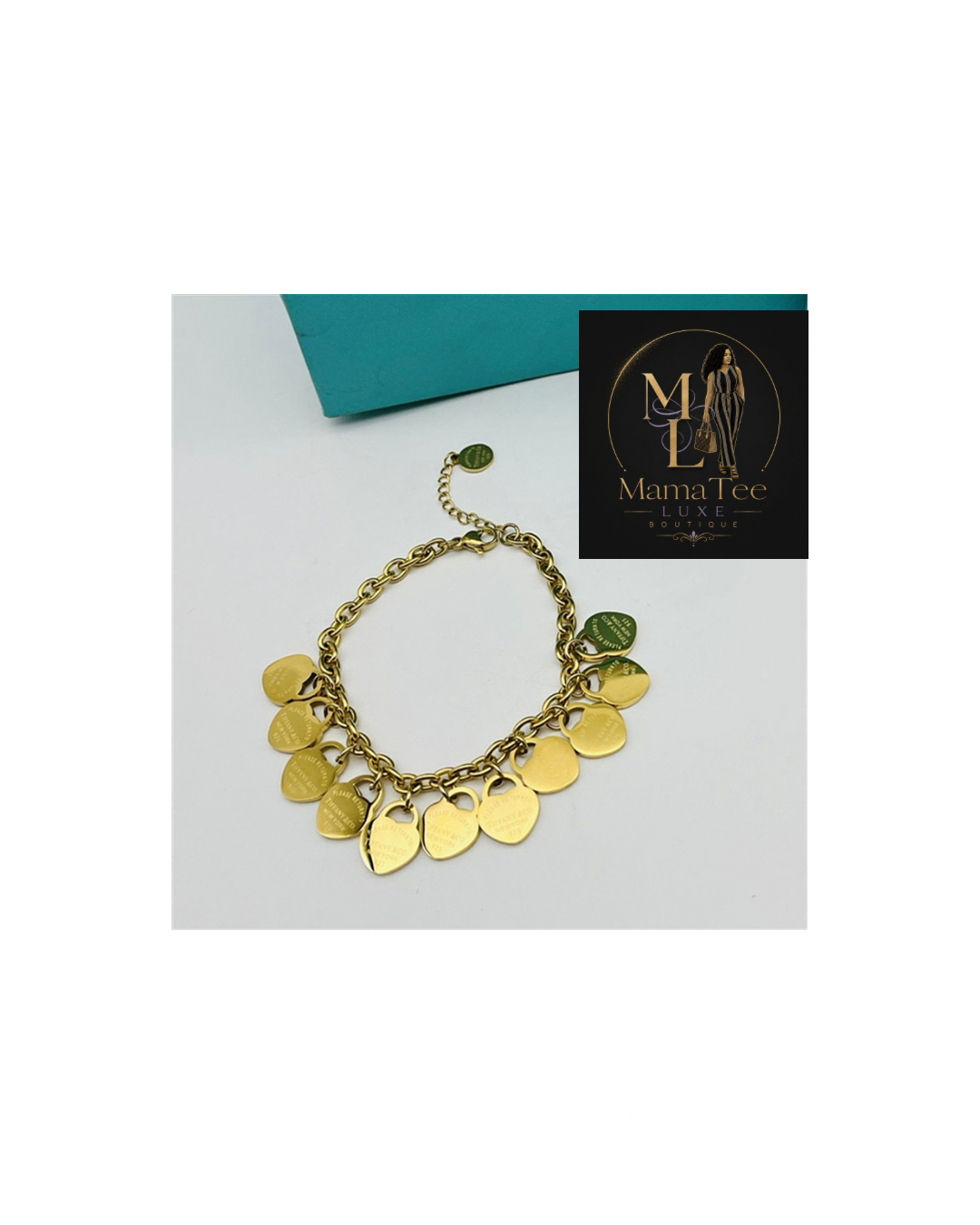 Elegant Gold Charm Bracelet